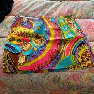 NWT Milly size 6 mini skirt. Beautiful pattern!!